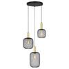 HÄNGLAMPA DRATO - svart/guldfärgad, Modern, metall (39/34/120cm) - Mömax
