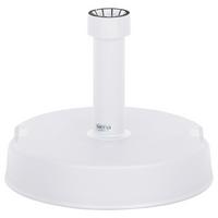 Sonnenschirmständer Beton/ Kunststoff für DM 2,1 - 5,4 cm - Weiß, KONVENTIONELL, Kunststoff/Stein (40/9/40cm) - Siena Garden