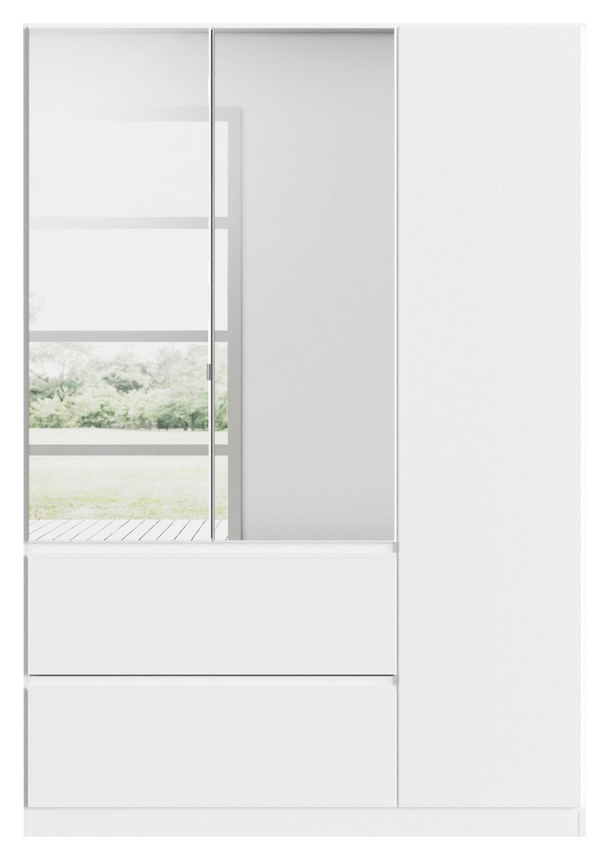 Omara S Klasičnimi Vrati Costa, Bela - bela, Moderno, leseni material (136/197/54cm) - Rauch Möbel