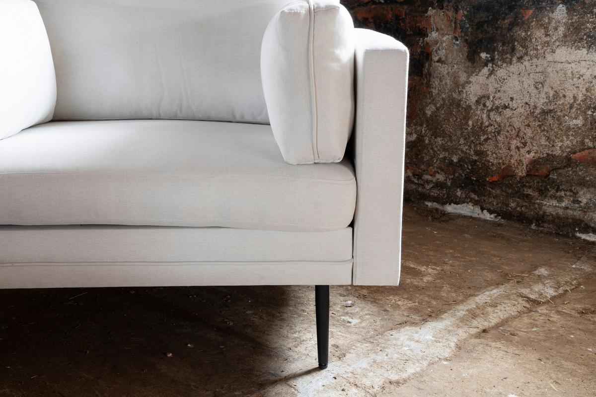 SESSEL BOOM - Beige/Schwarz, Design, Kunststoff/Textil (110/84/86cm) - Livetastic