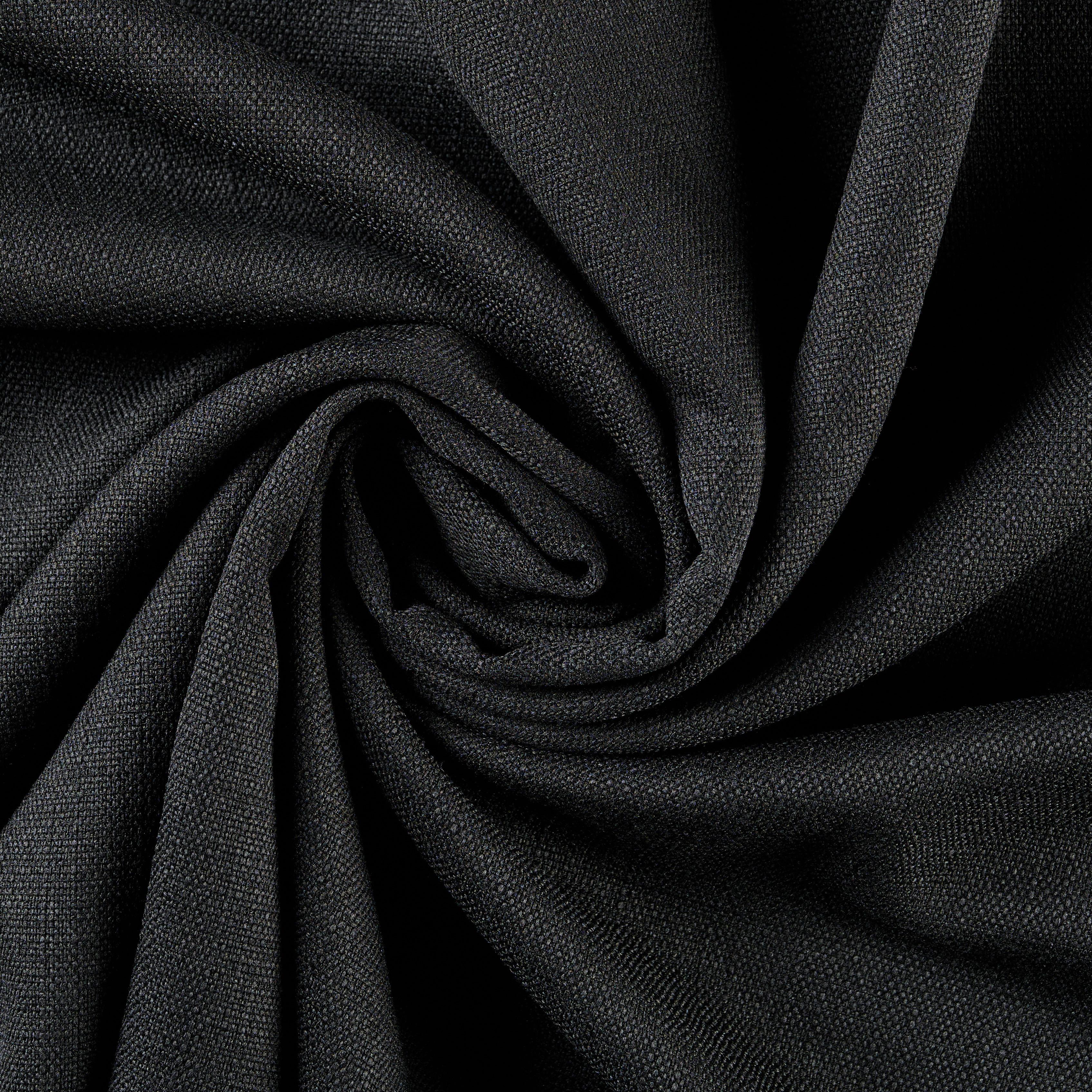 GARDINLÄNGD LEO -AKT- -EXT- - svart, textil (135/255cm) - Premium Living