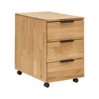 Rollcontainer Albero Naturfarben - Naturfarben, MODERN, Holz (40/59,3/62cm) - Premium Living