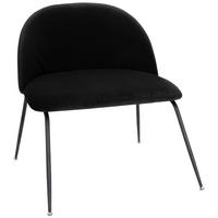 Stol Velvo, Črna - črna, Basics, kovina/tekstil (72/80/65cm) - MID.YOU