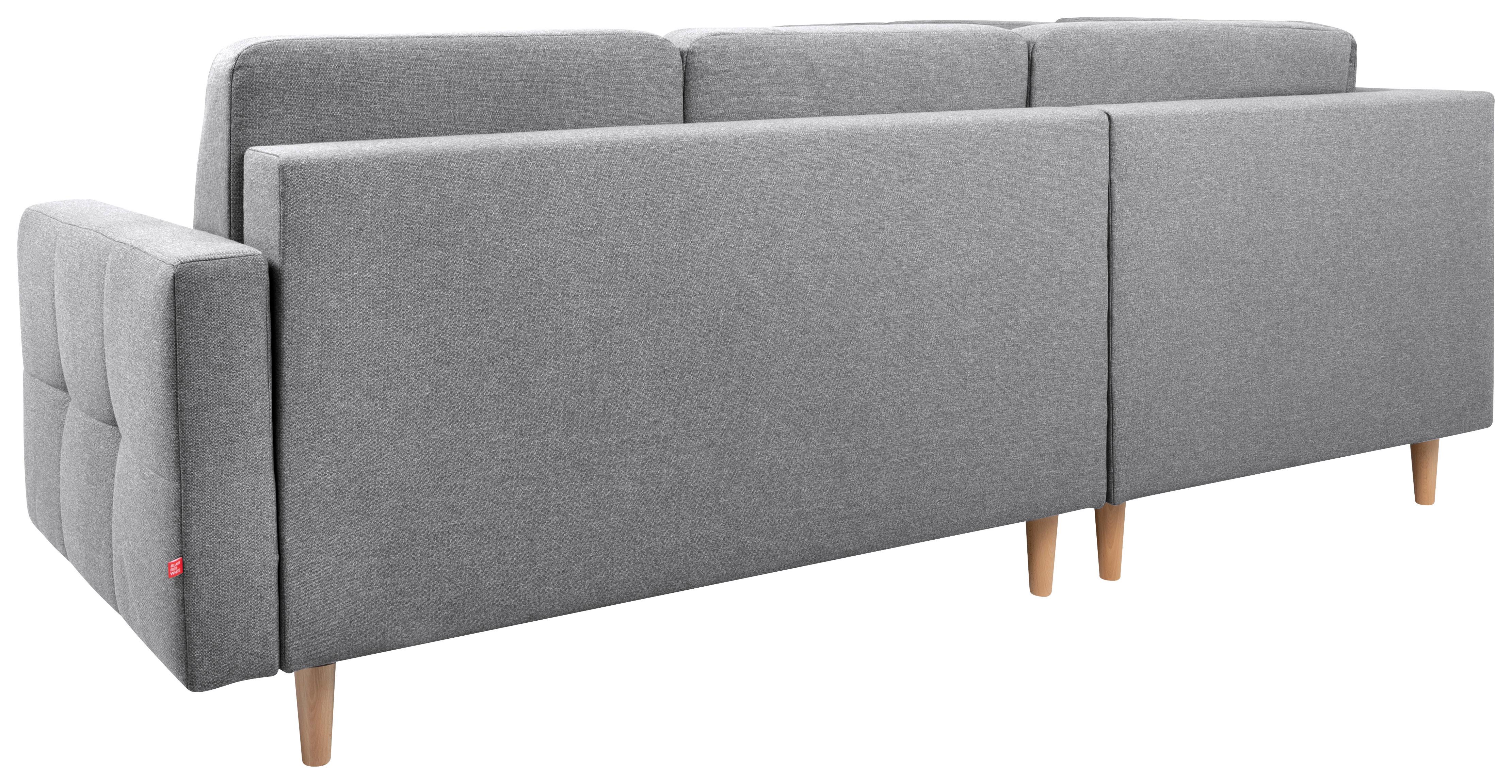 Coltar NORET - gri închis, Konventionell, textil (242/242cm) - Modern Living