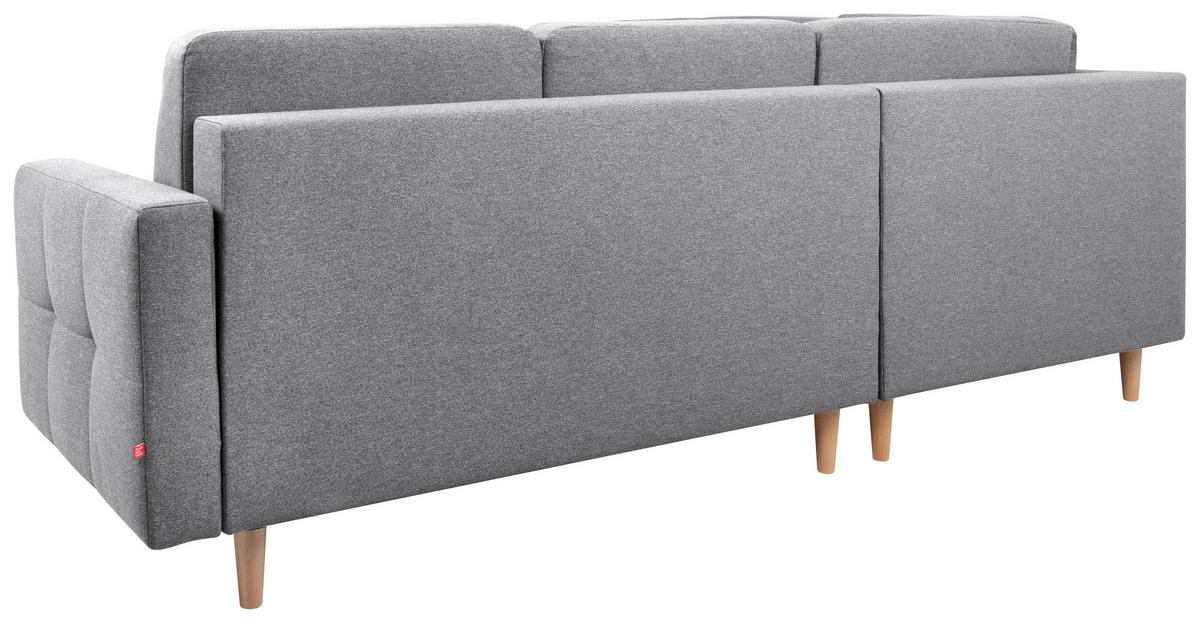 Coltar NORET - gri închis, Konventionell, textil (242/242cm) - Modern Living