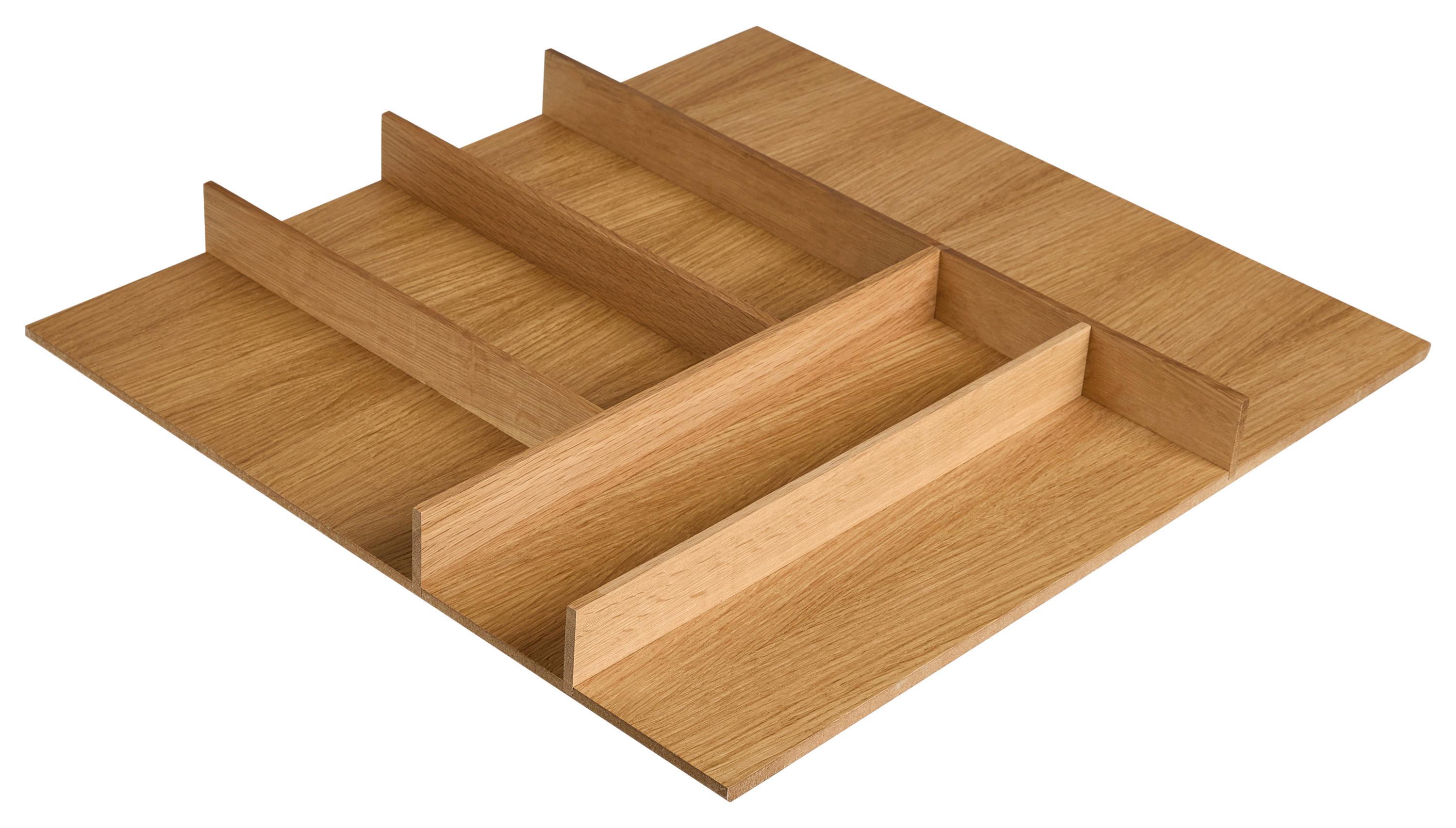 Besteckeinsatz BE60E Eiche - Eichefarben, Basics, Holz (60/4,9/50cm) - Nobilia