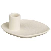 Suport pentru lumânări James - alb/negru, Modern, ceramică (13/4/10cm) - Modern Living