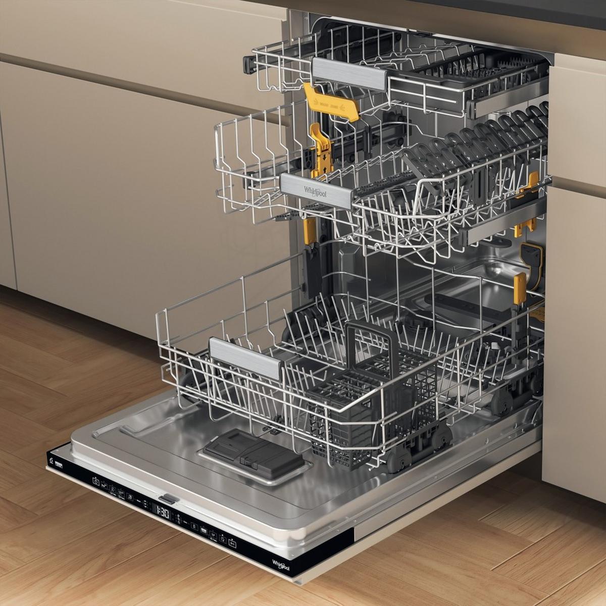 Beépíthető Mosogatógép W8i Ht40 T - fekete, Modern (59,8/82/55,5cm) - Whirlpool