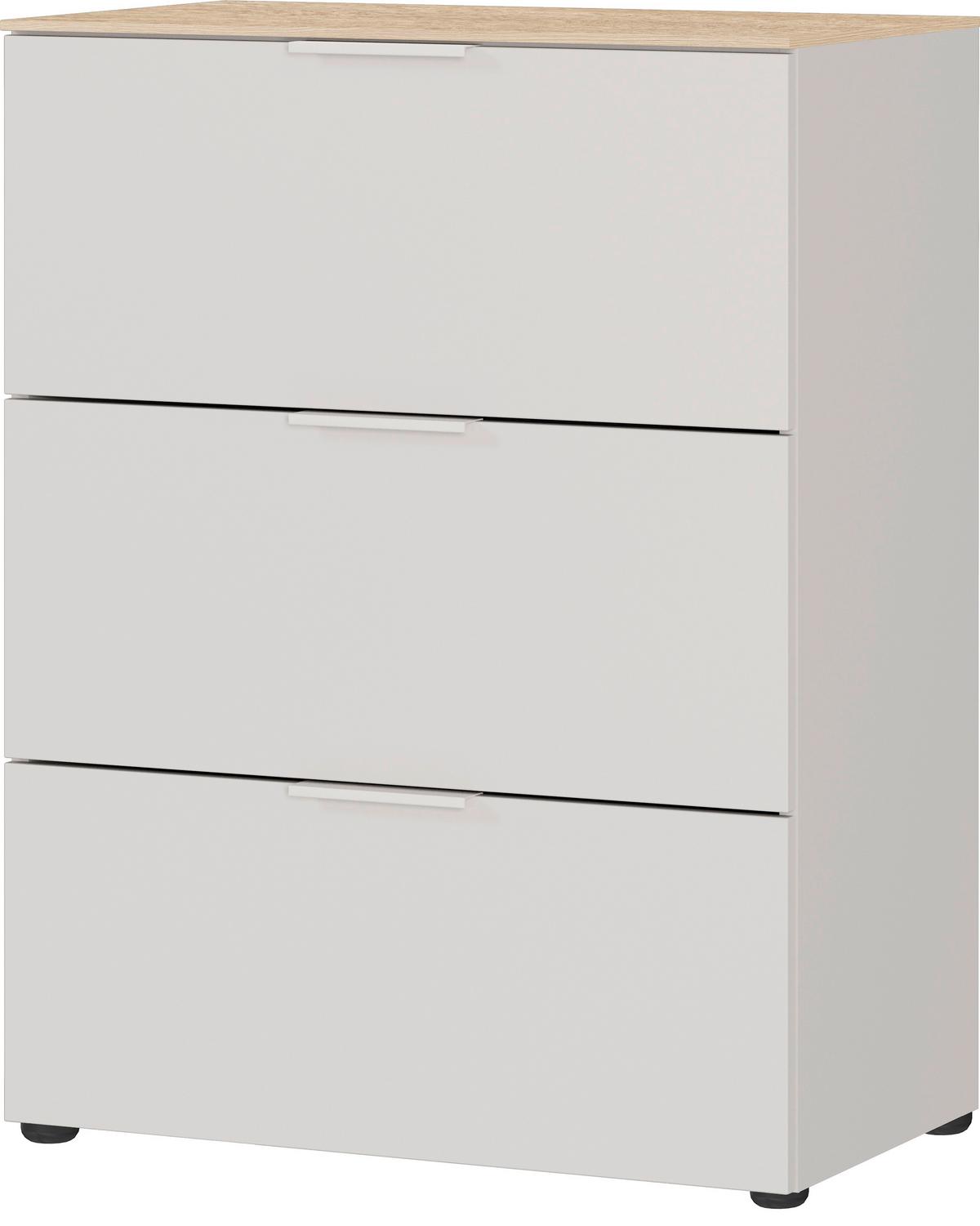 Kommode Gw-Savoca - Kaschmir/Eichefarben, Modern, Holzwerkstoff/Metall (68/98/40cm) - Mömax