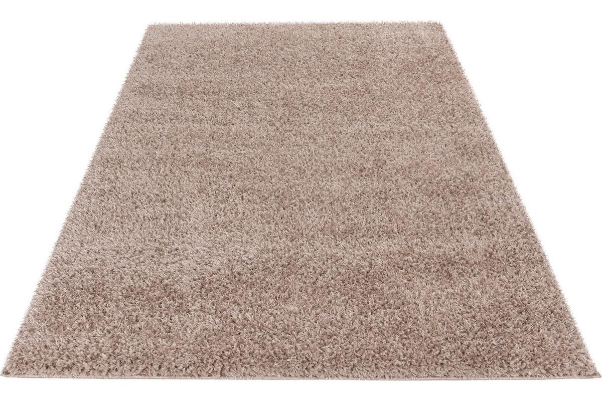 HOCHFLORTEPPICH MY EMILIA - Taupe, Konventionell, Textil (60/110cm) - Novel