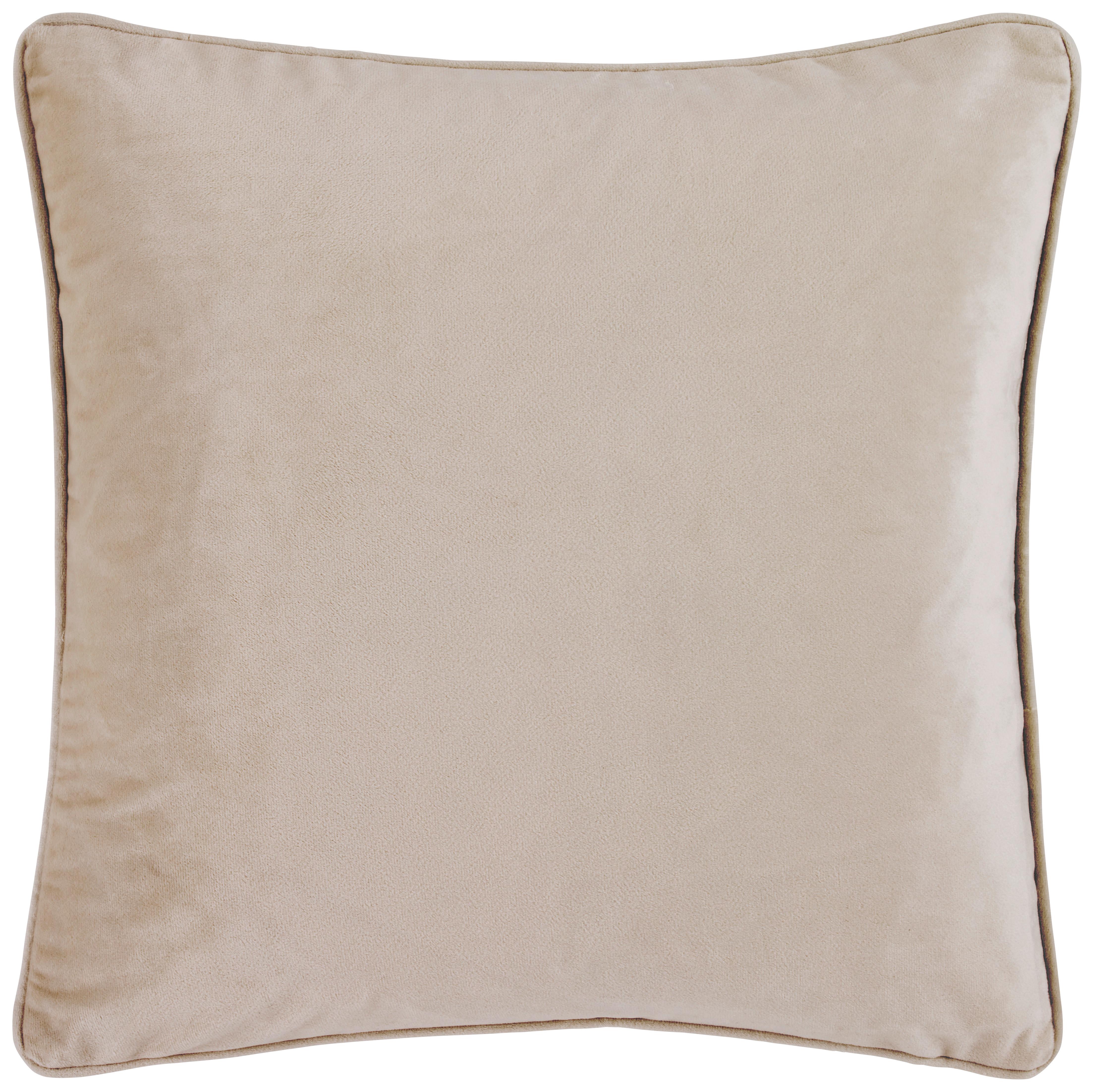 Okrasna Blazina Viola - sivobež, Romantika, tekstil (45/45cm) - Modern Living