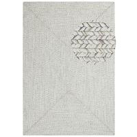 Outdoorteppich Trenzado Creme ca. 200x290cm - Multicolor/Creme, Design, Kunststoff (200/290cm)