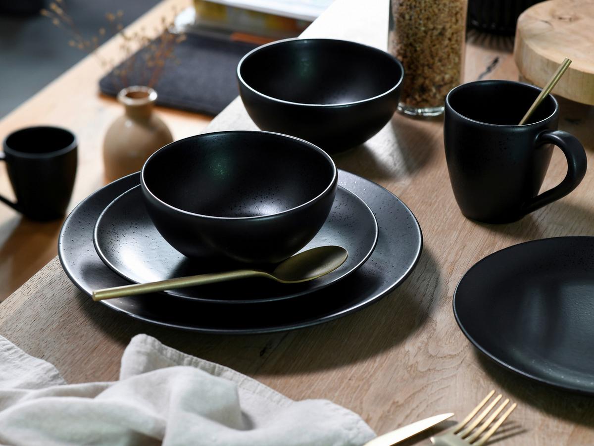Kombinirani Servis Magic Black Coupe, 8-Delni - črna, Basics, keramika - Creatable