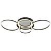 LED-TAKLAMPA GUSTAV - vit/silver, Modern, metall/plast (72,2/51,7/10cm) - Mömax