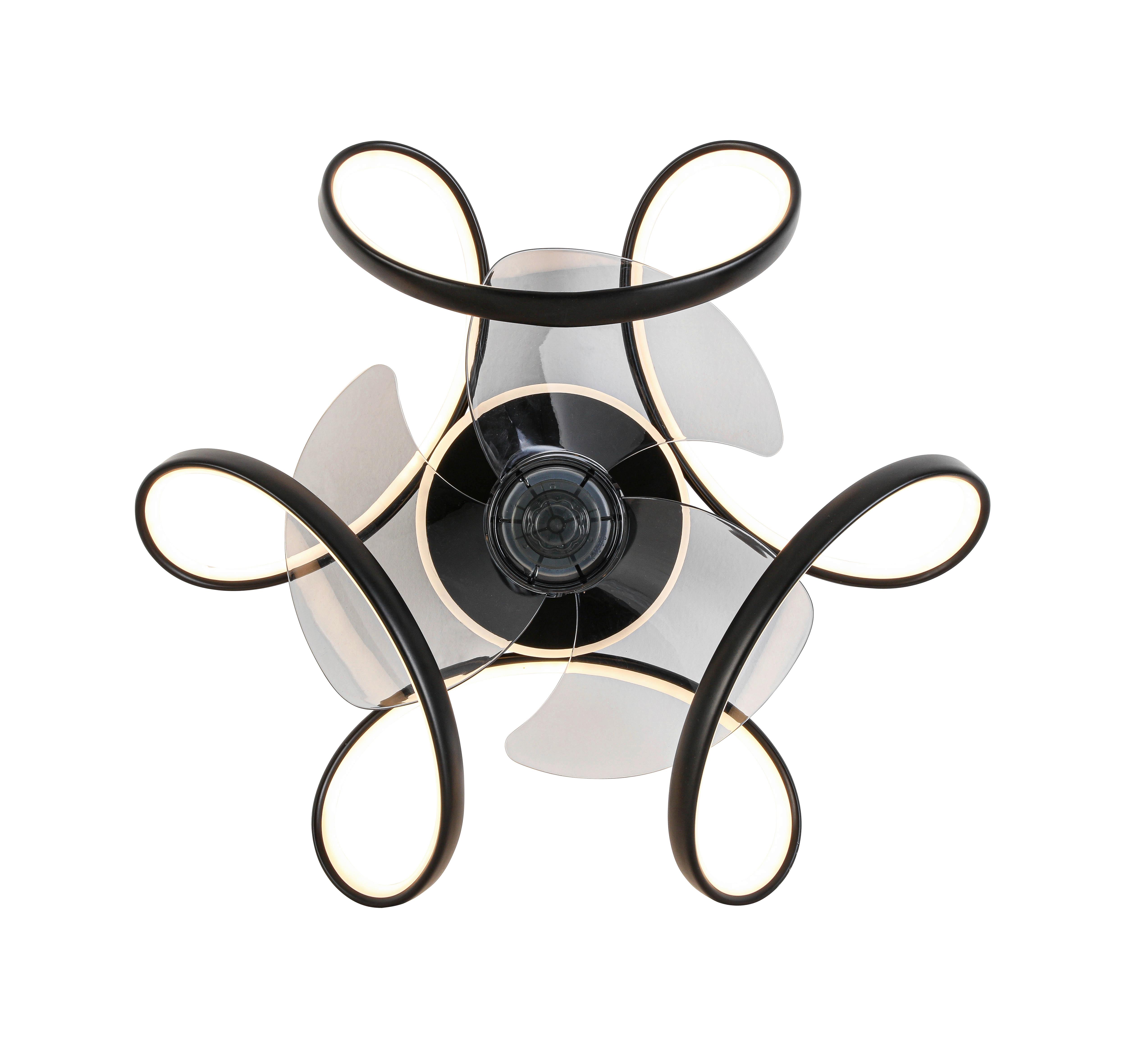 LED-TAKLAMPA KIZ - transparent, Modern, metall/plast (45/19cm) - Modern Living