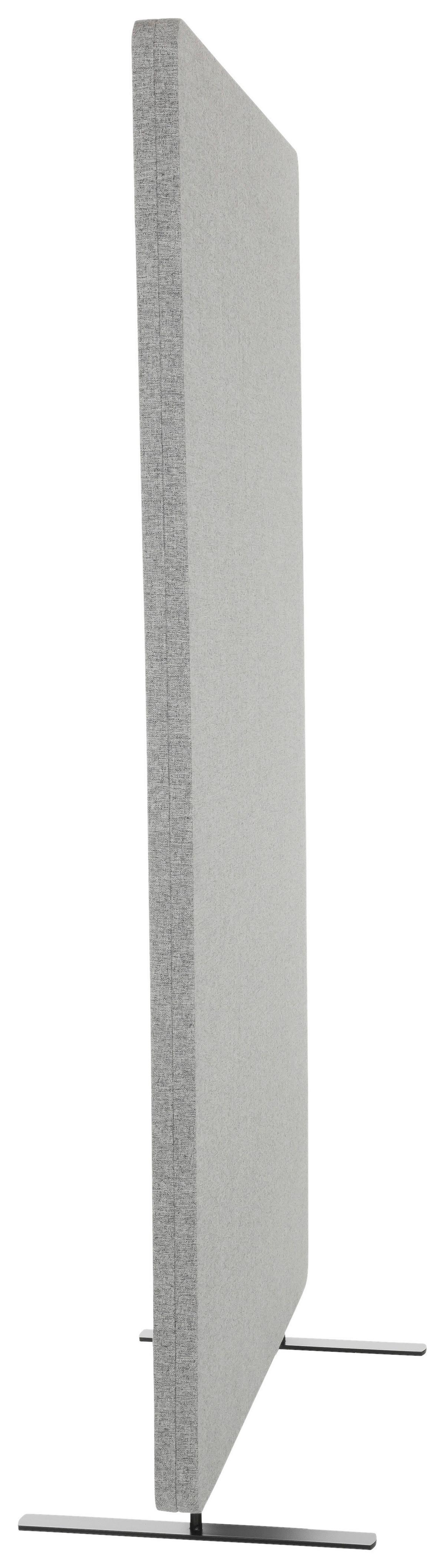 Pregradna Stena Flexmiut, Svetlo Siva - svetlo siva, Basics, kovina/umetna masa (80/142/35cm) - MID.YOU
