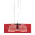 Pendelleuchte Lexi 2-flammig - Rot, MODERN, Glas/Metall (48/24/20cm) - Premium Living Pendelleuchte Lexi 2-flammig - Rot, MODERN, Glas/Metall (48/24/20cm) - Premium Living