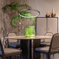LED-HÄNGELEUCHTE 67192-19BR - Opal/Braun, Design, Kunststoff/Metall (38,5/120cm) - Globo