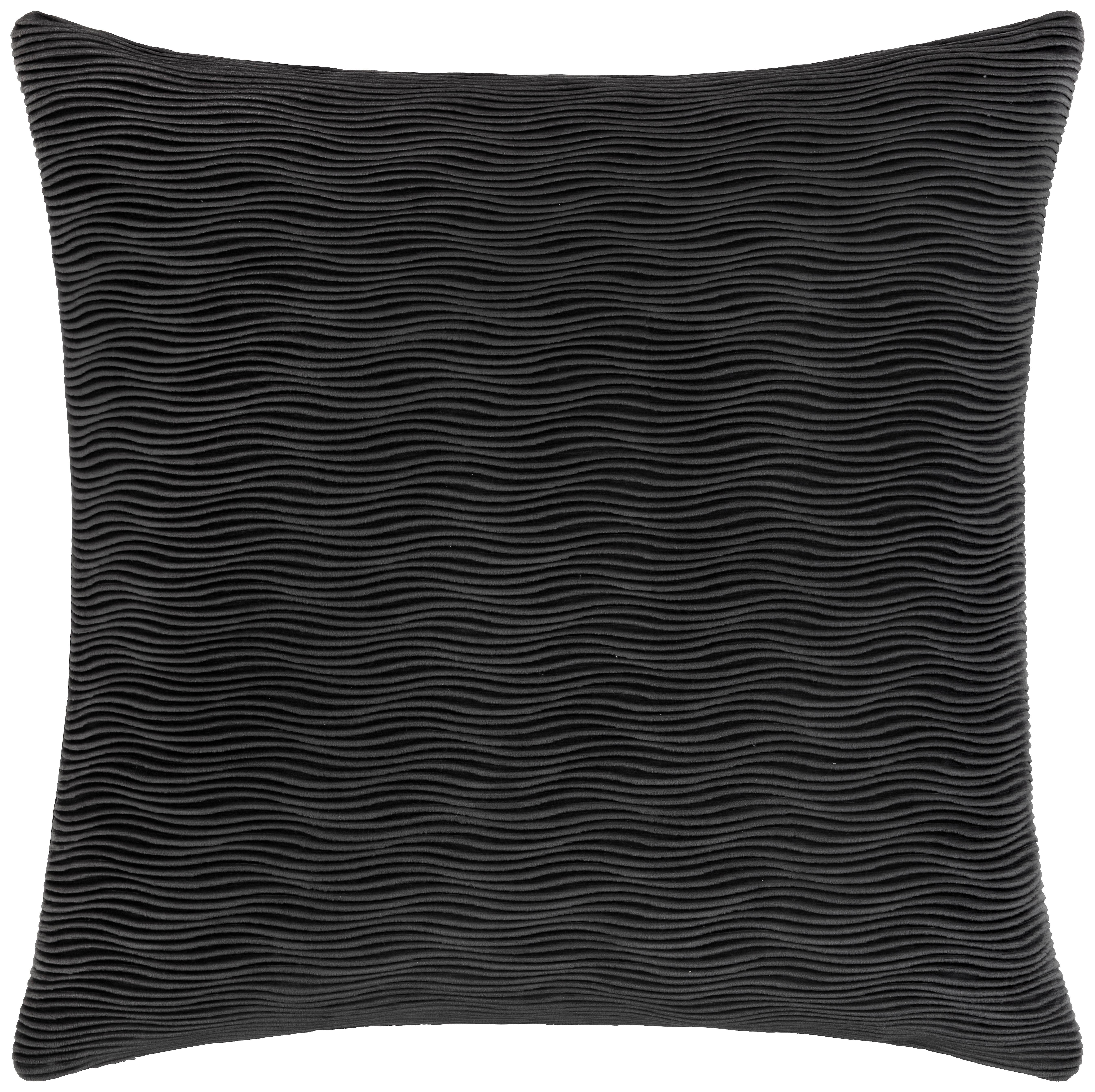 Kissenhülle Violet in Anthrazit ca.50x50cm - Anthrazit, Basics, Textil (50/50cm) - Premium Living