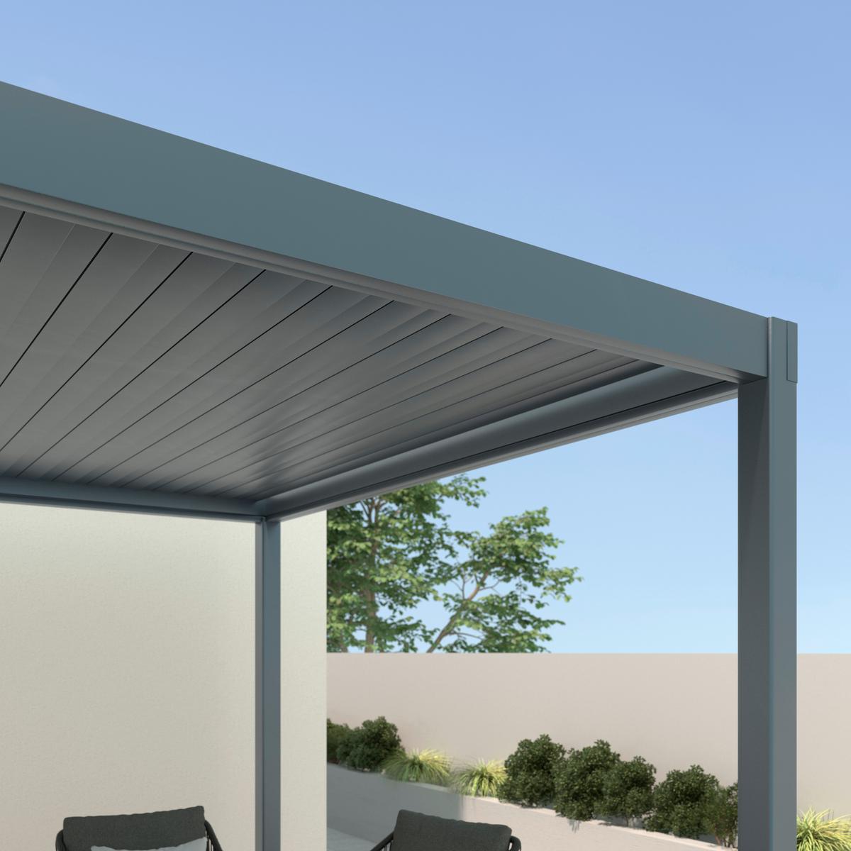 Pavilon Peri - fekete, Basics, fém (300/230/300cm) - Best Price