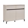 KOMMODE ARRAN - Kaschmir/Schwarz, MODERN, Holzwerkstoff (106/90/40cm) - Mömax