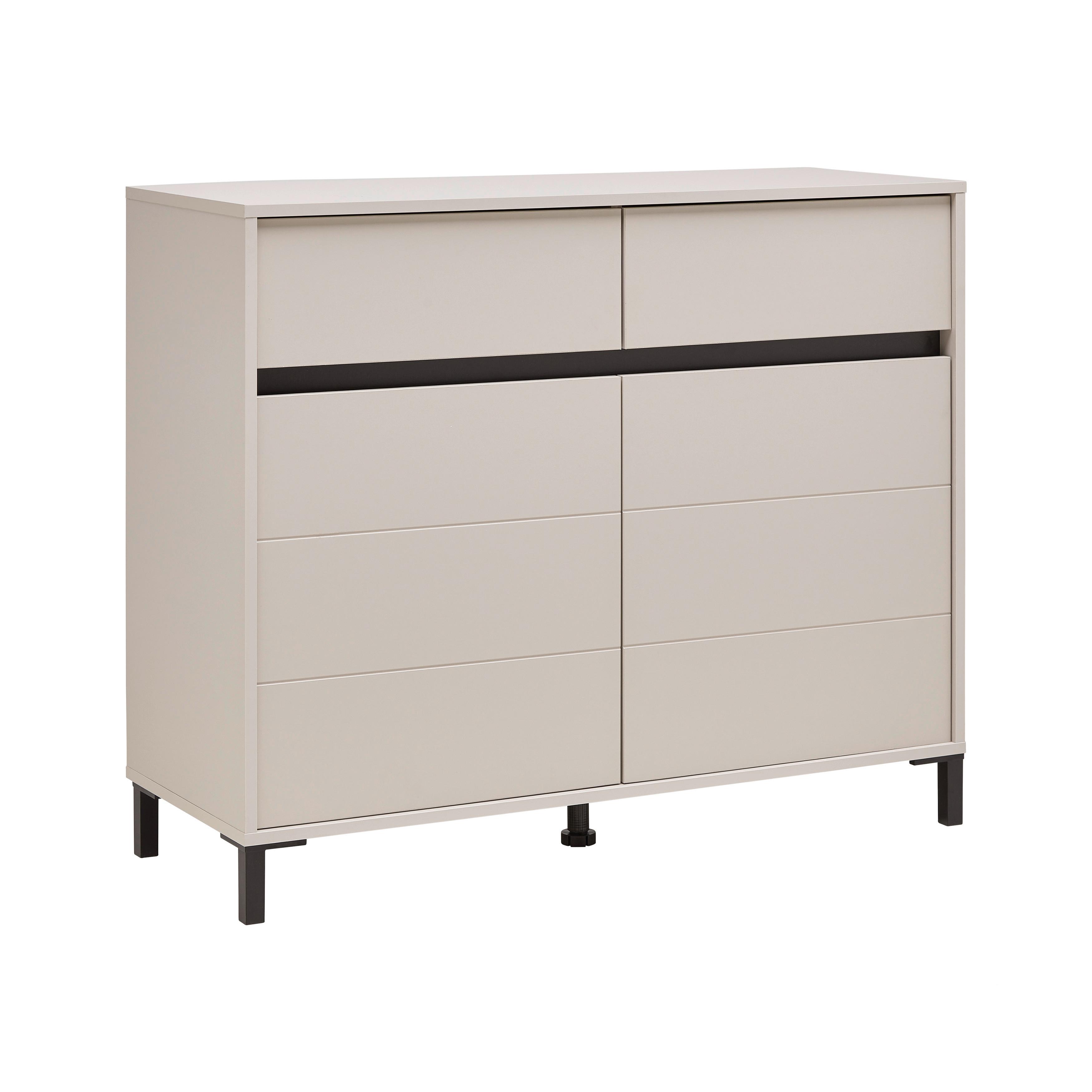 Kommode Arran Kaschmir - Kaschmir, MODERN, Holzwerkstoff (106/90/40cm) - Mömax