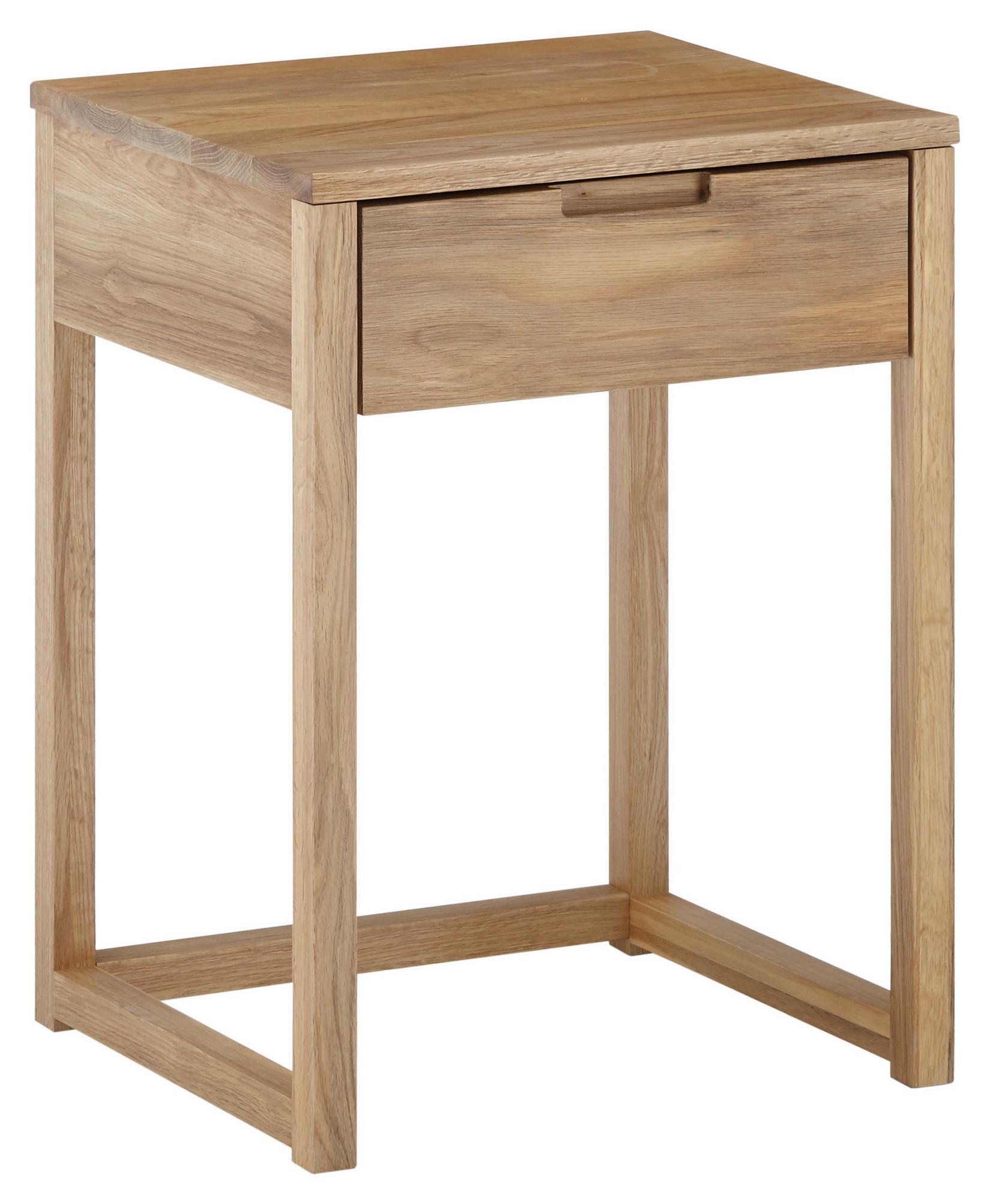 Nachttisch In Eichefarben - Eichefarben, Konventionell, Holz (45/60/40cm) - Premium Living