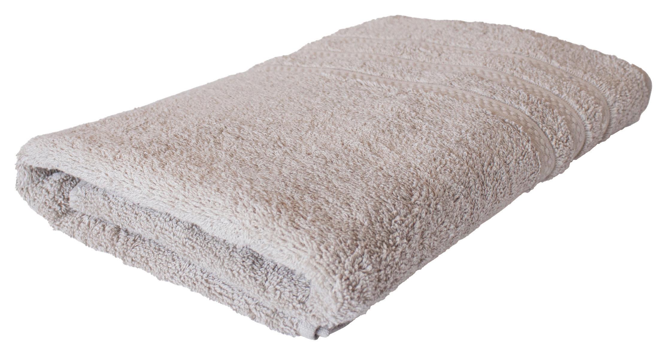 Törölköző 50/80 - bézs, textil (50/80cm)