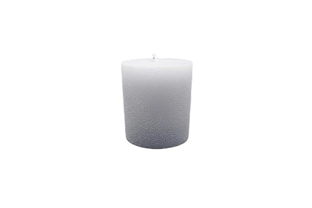 Velika Sveča Dots - svetlo modra/črna (8/9cm) - Premium Living