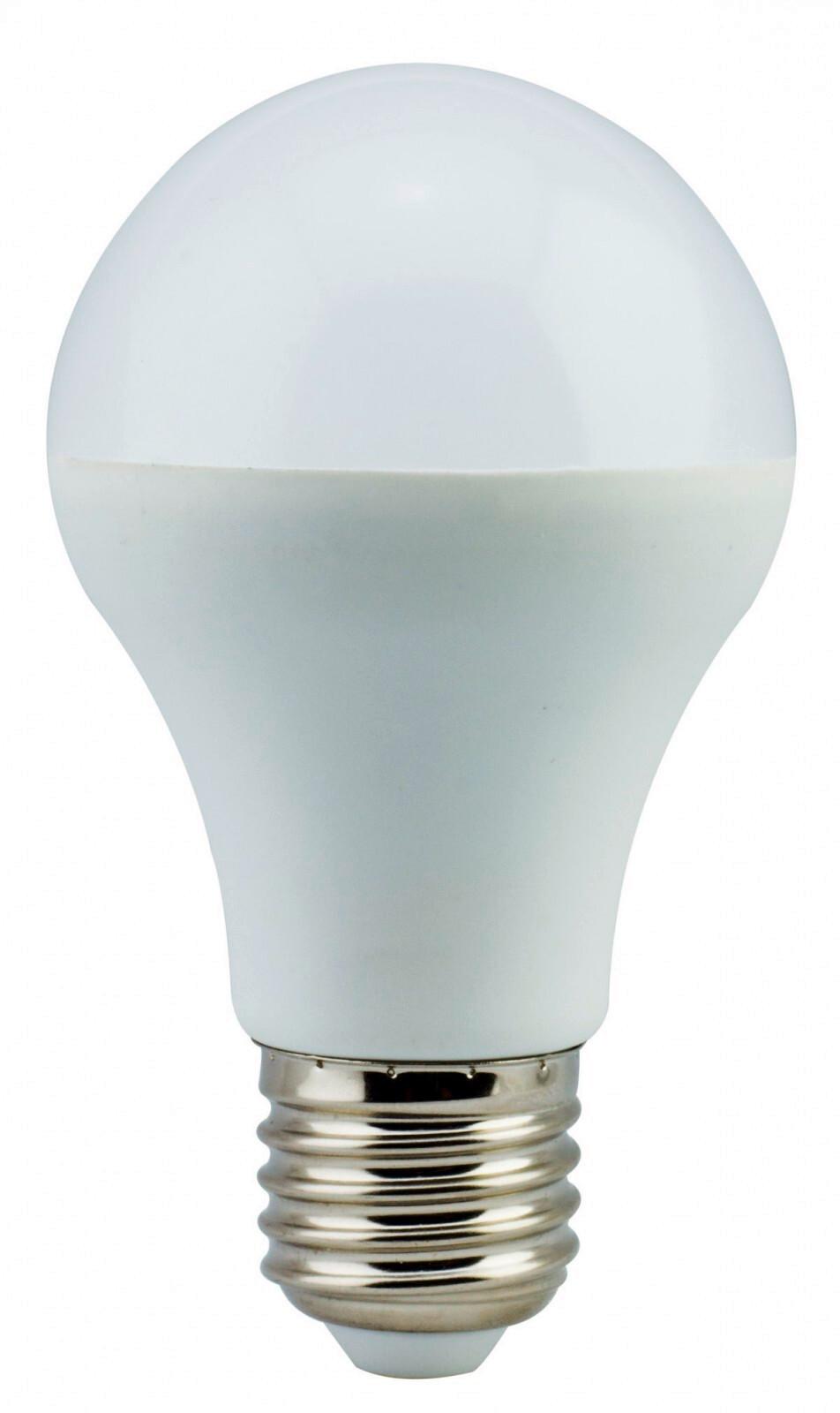 LED Izzó A60-13w (10.7w)/sxw E27, 3000k - fehér, műanyag/fém (6/11cm)