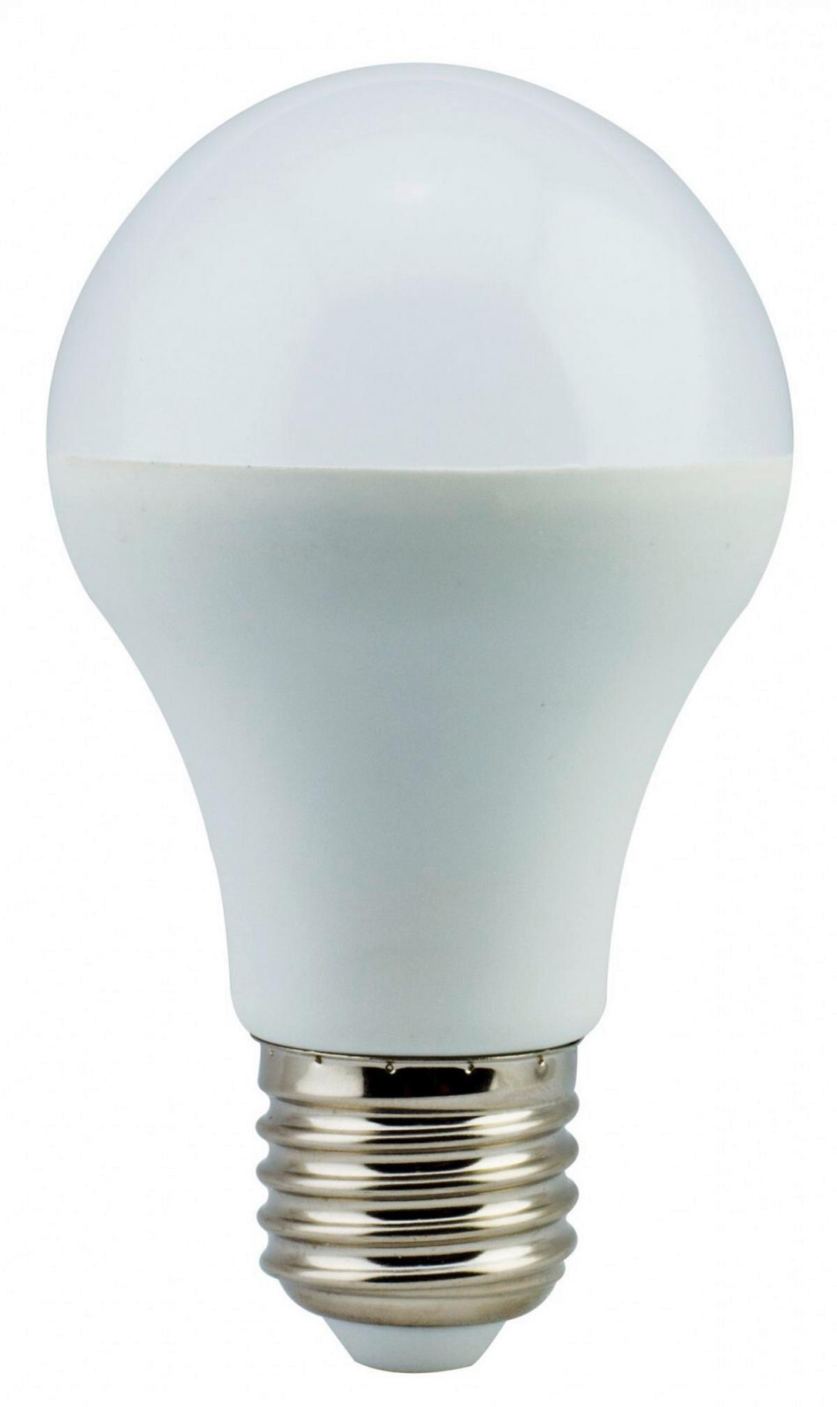 LED Izzó A60-13w (10.7w)/sxw E27, 3000k - fehér, műanyag/fém (6/11cm)