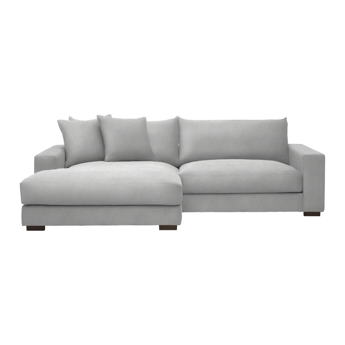 Ecksofa Pedro Hellgrau - Hellgrau, MODERN, Textil (180/83/265cm) - Mömax