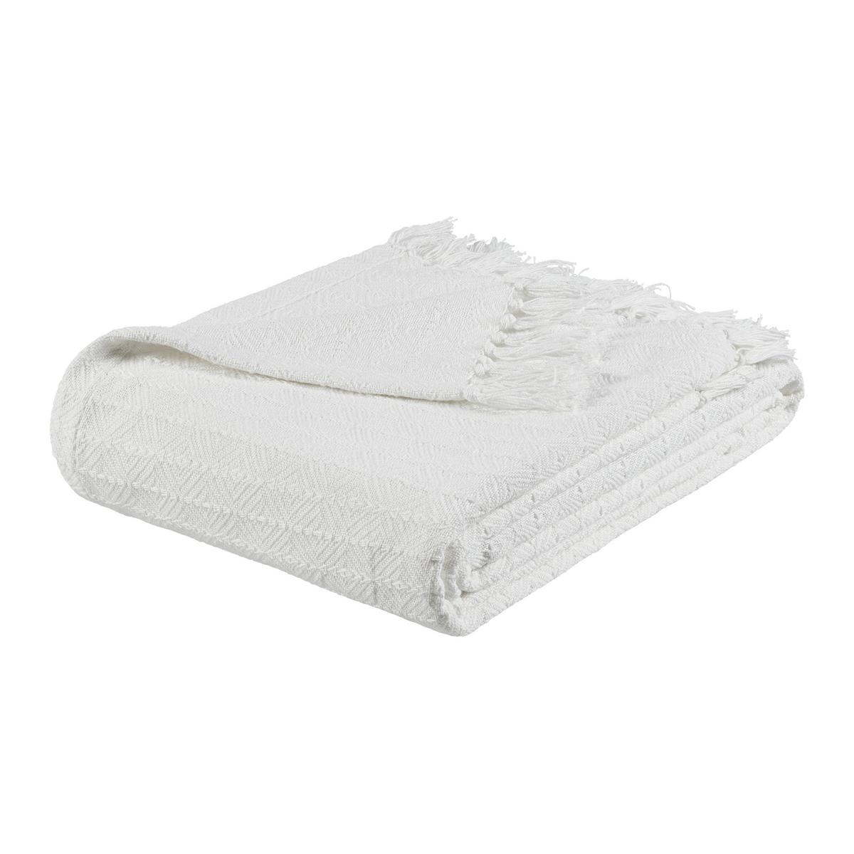 Tagesdecke Tara Weiß ca. 180x220cm - Weiß, LIFESTYLE, Textil (180/220cm) - Mömax