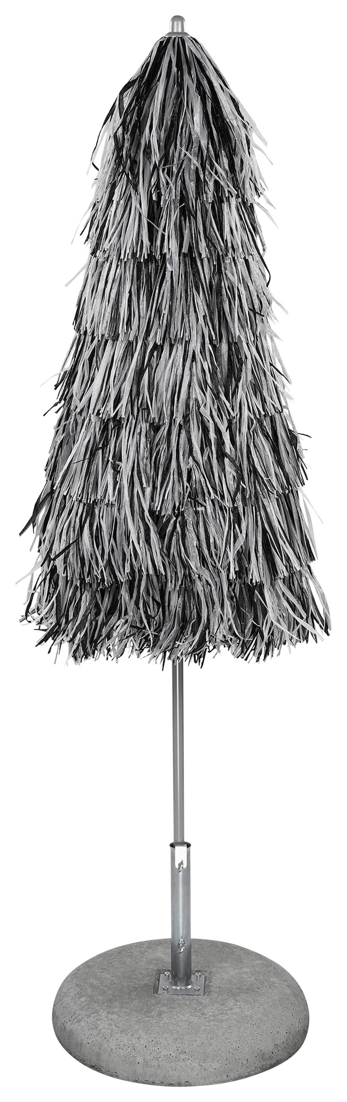 PARASOL PRZECIWSŁONECZNY HAWAII MIX - kolor srebrny/kolor aluminiowy, Design, metal/tkanina (200/200cm) - Jan Kurtz