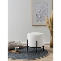 Tabure Cord, Bež - črna/bež, Moderno, kovina/tekstil (35/38cm) - Livetastic