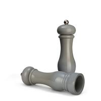 Salz- und Pfeffermühle Grau 2-teilig - Grau, Basics, Keramik/Kunststoff (6/21,5cm) - Echtwerk