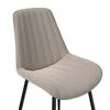 Tischgruppe Eolona Creme 5-tlg. - eukalyptusträ färg/svart, Modern, metall/trämaterial (120/76/120cm) - Bessagi Home