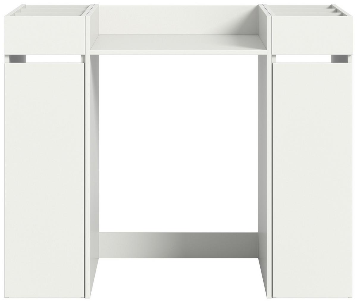 Omarica Za Pralni Stroj Free, Bela - bela, Moderno, leseni material (124/101/60cm) - MID.YOU