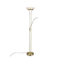 LAMPA LED OŚWIETLAJĄCA SUFIT ORSON - kolor mosiężny/kolor alabastrowy, Basics, metal/szkło (32,5/180cm) - Novel