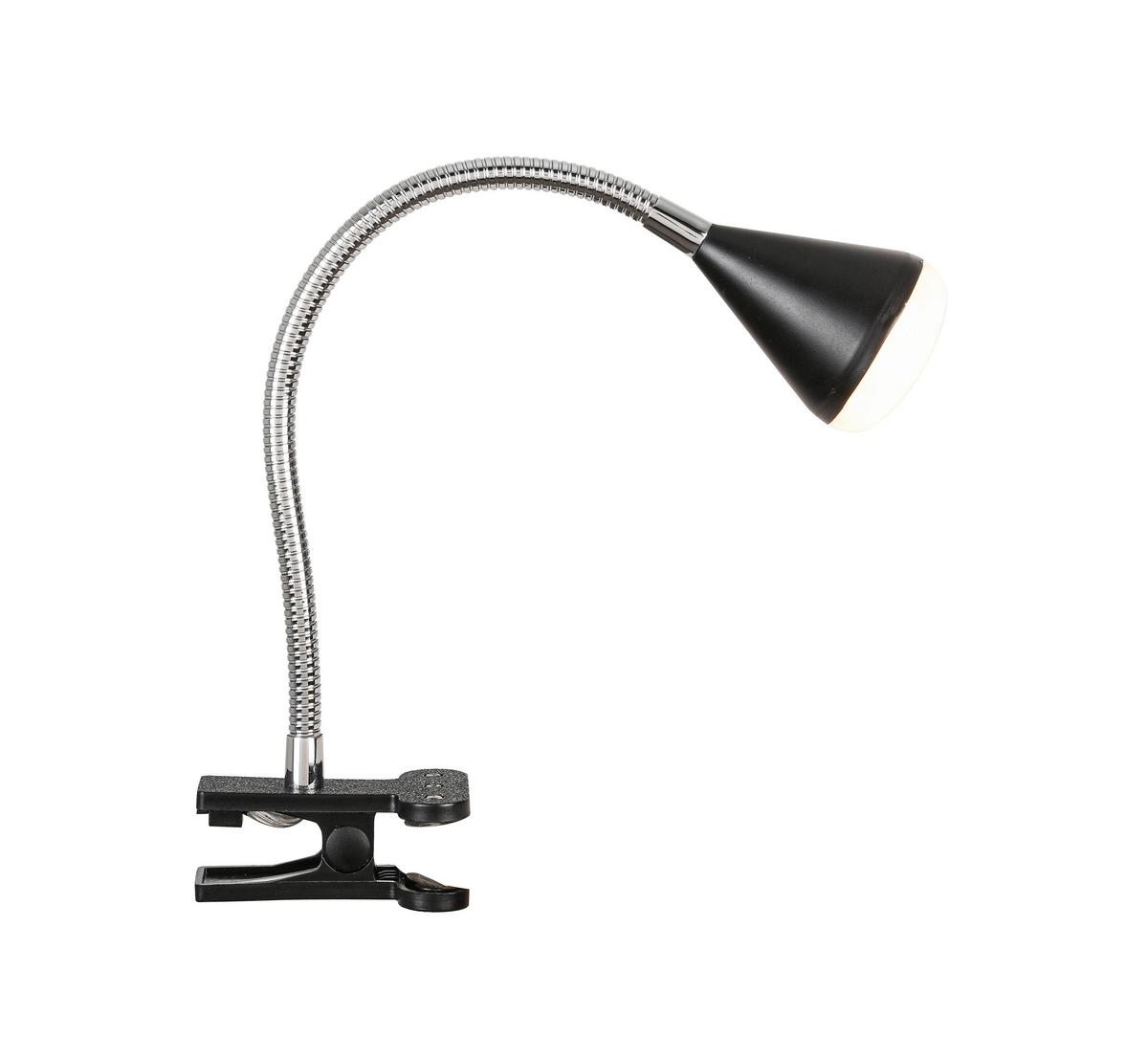 LAMPA ZACISKOWA LED FLEX *SBB* - czarny/przezroczysty, Basics, tworzywo sztuczne/metal (42/6/10cm) - Boxxx