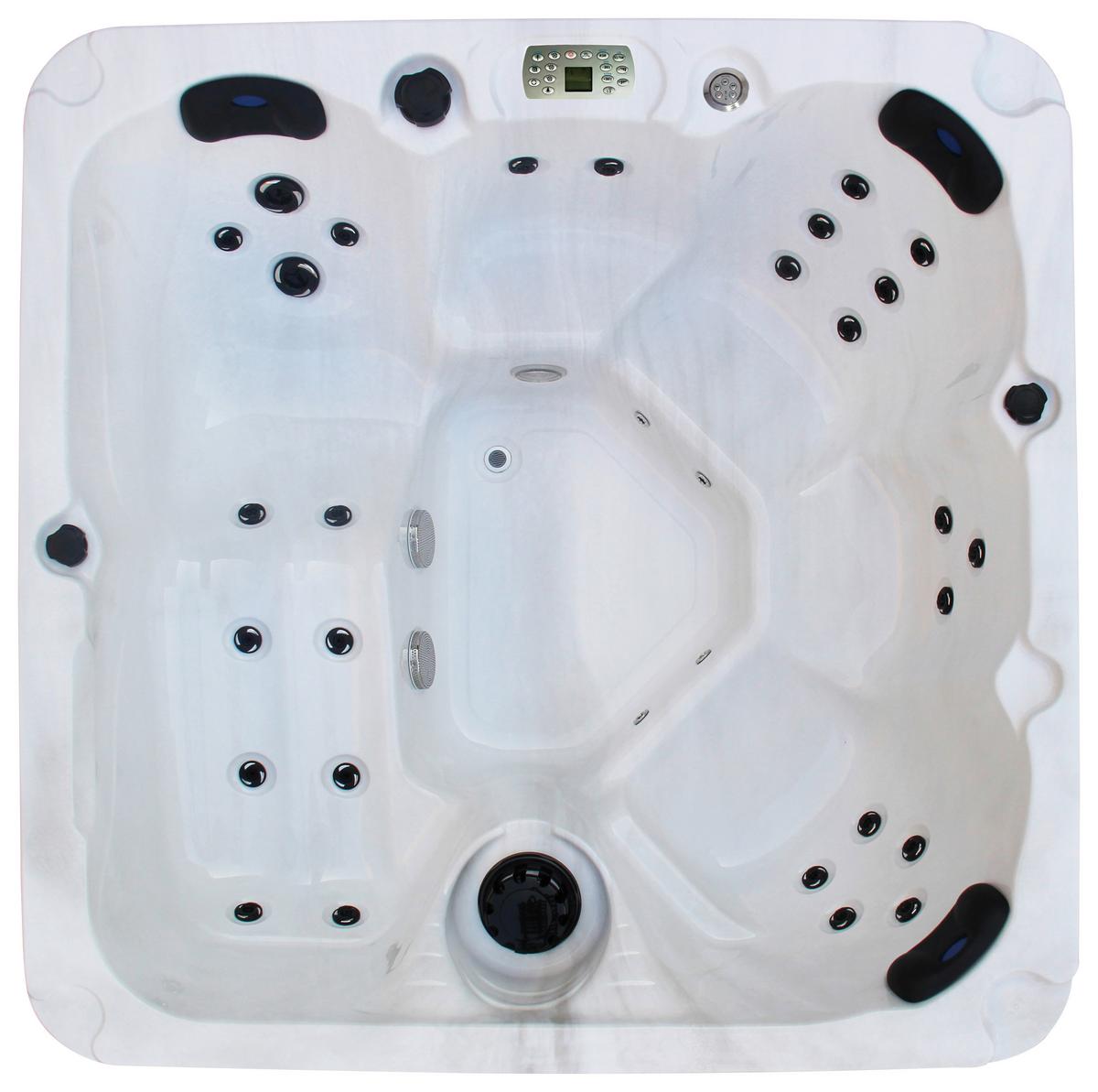 Jacuzzi Palma - fehér, műanyag/fém (190/86/190cm) - Sanotechnik