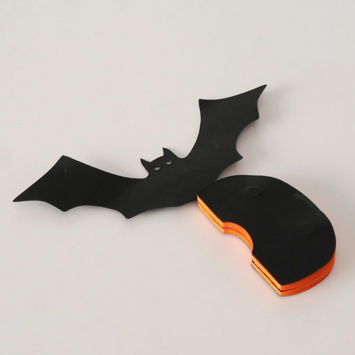 Led-Dekoleuchte Glowin Schwarz/Orange/Weiß - Schwarz/Orange, Basics, Papier (35/20/4cm) - Mömax