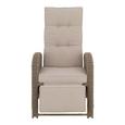 Relaxsessel Monaco in Braun - Beige/Braun, MODERN, Kunststoff/Textil (64/74/112cm) - MÖMAX modern living