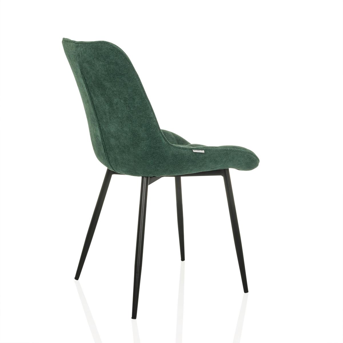 Stol Elaris, Barva Petroleja - barve petroleja/črna, Moderno, umetna masa/tekstil (55/88/61cm) - MID.YOU