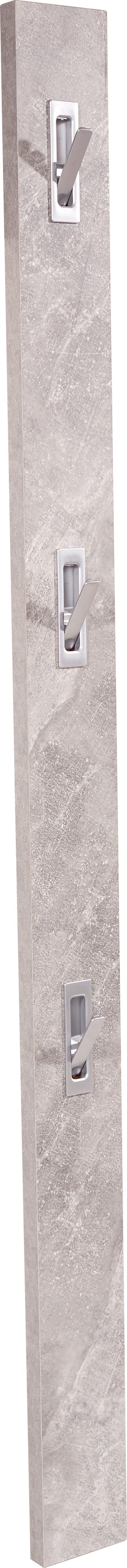 Cuier perete Enzo - gri, Modern, material pe bază de lemn (12/175/2,8cm) - Modern Living