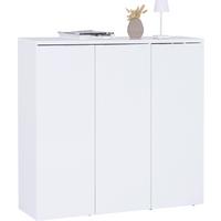 Dulap pentru pantofi SPLIT 2 - alb, Modern, lemn (120/115/34cm) - Modern Living