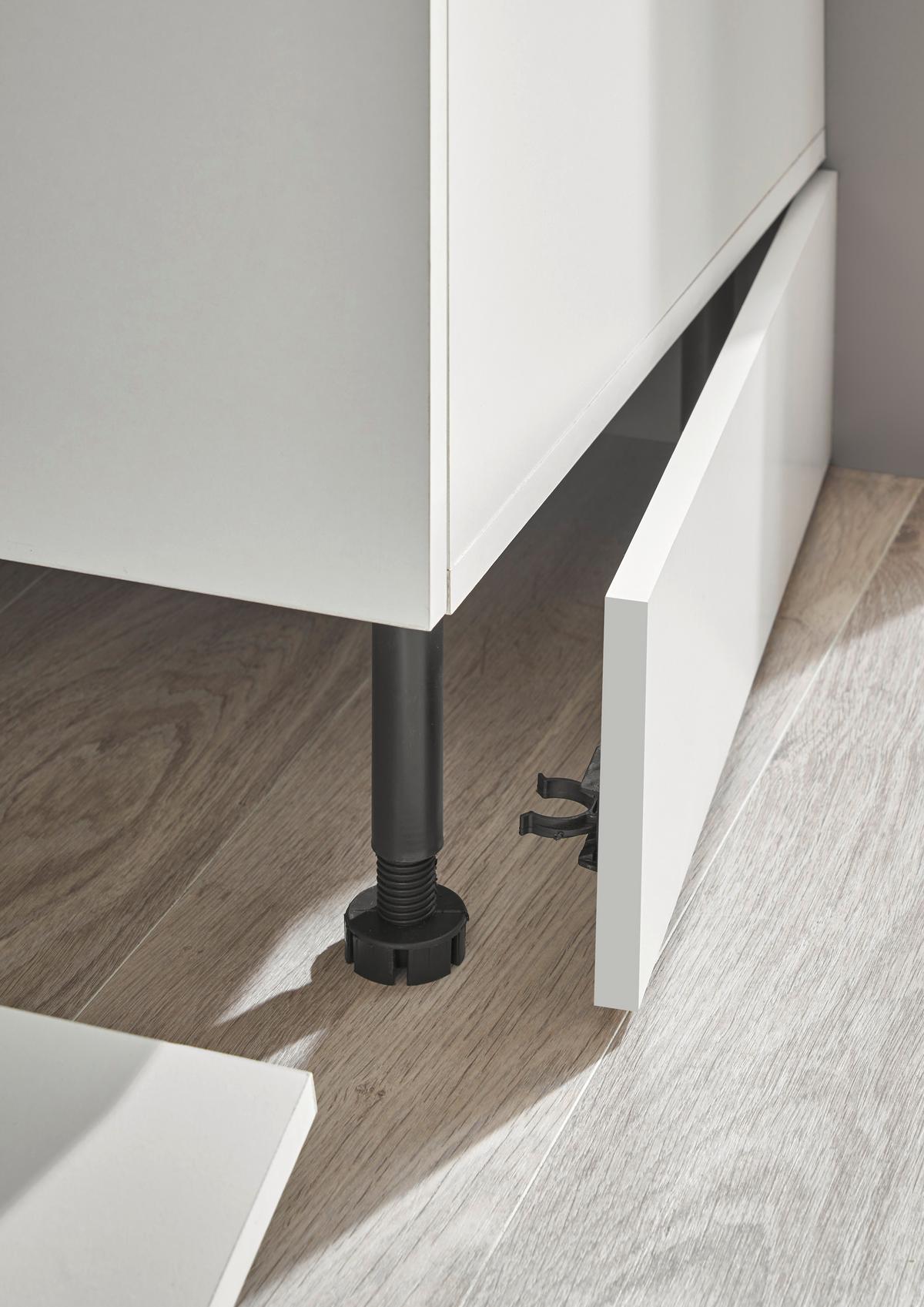 Konyhablokk Gépek Nélkül Turin Z 220 White - króm/Artisan tölgy, Trend, faalapú anyag/fém (220cm) - MID.YOU