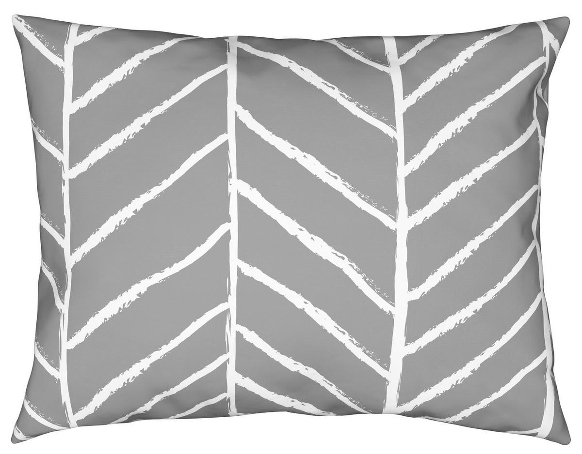 Posteljina Marble 140x200/60x80 Cm - siva, Konvencionalno, tekstil (140/200cm) - Modern Living