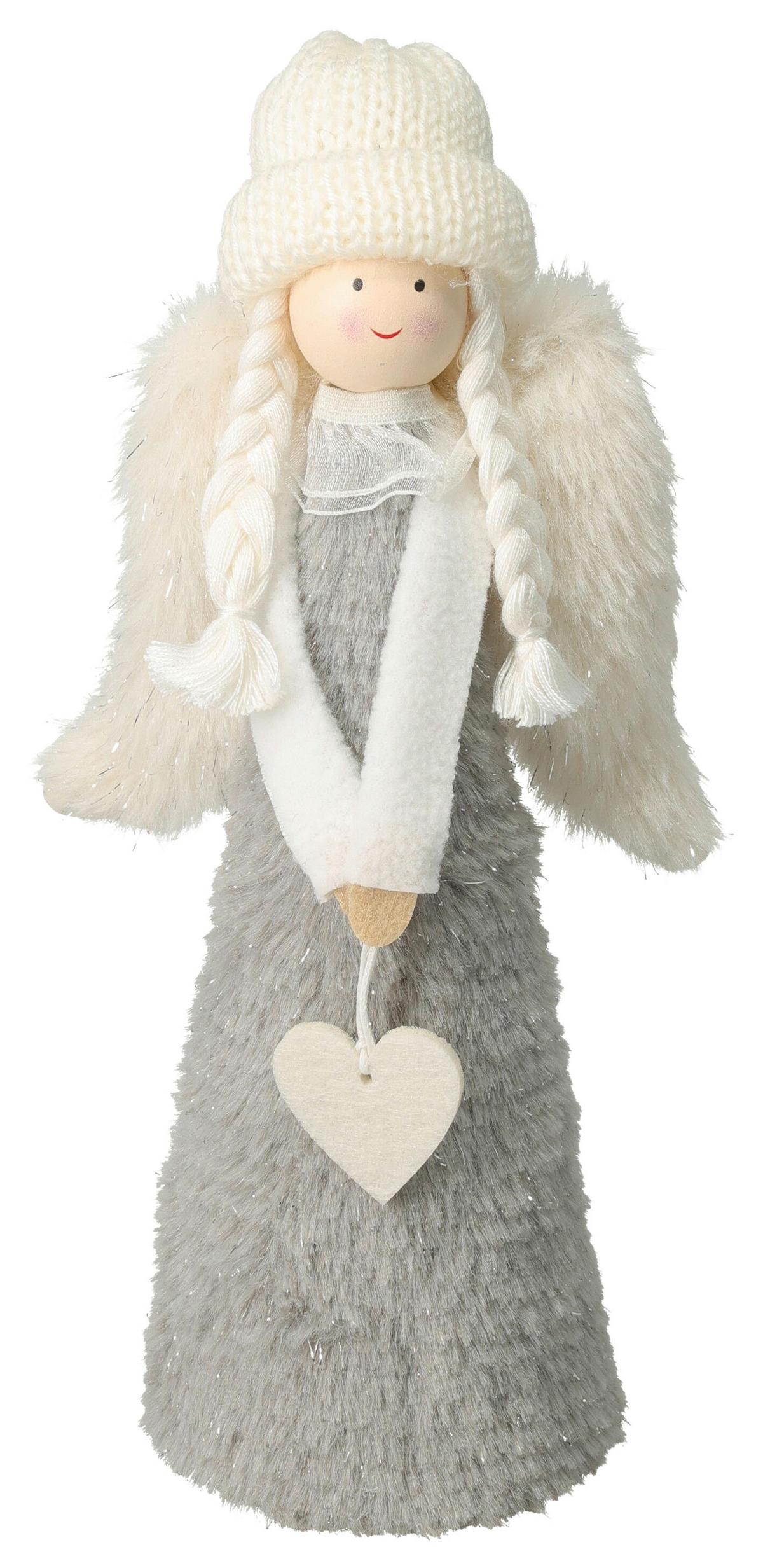 Dekoengel FLUFFY - Multicolor, Textil (12/22/8cm)