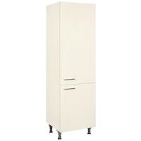 Geschirrschrank Touch Magnolie - Edelstahlfarben/Magnolie, MODERN, Holzwerkstoff/Metall (60/216,6/58cm) - Nobilia
